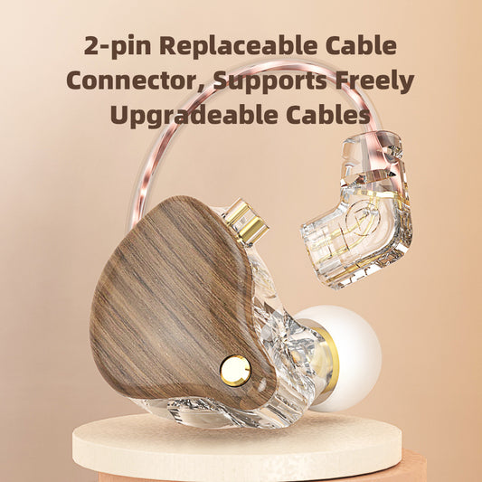 Sports Music Earphones With Microphone Cable