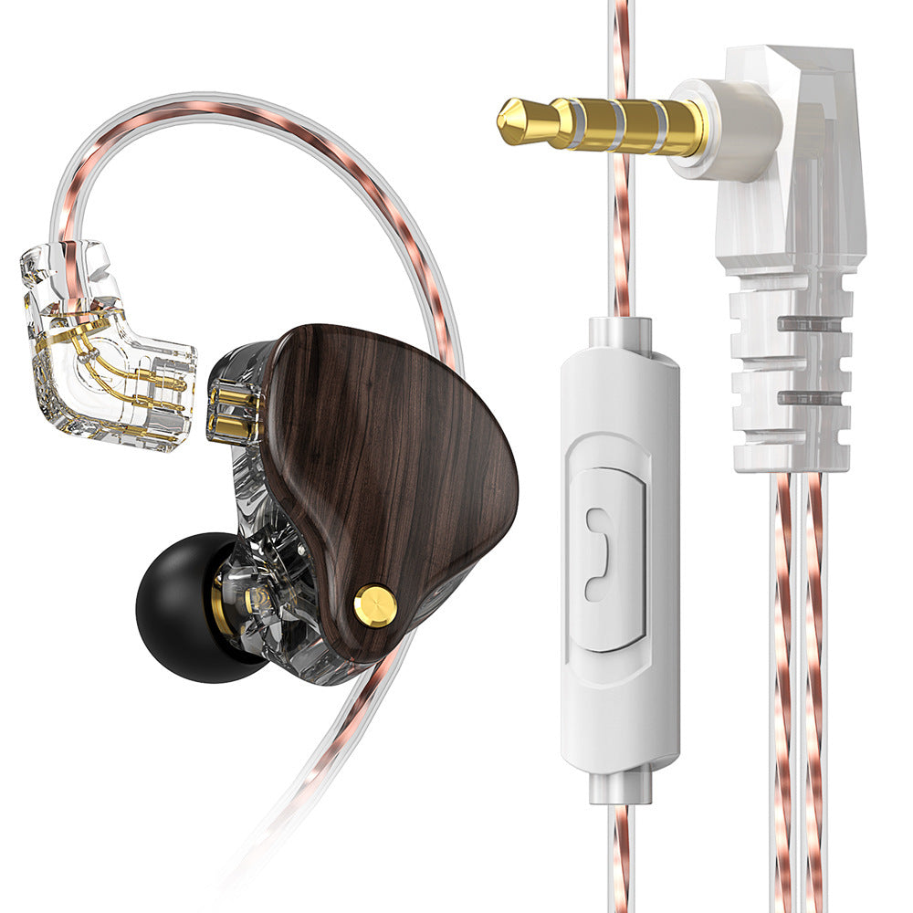 Sports Music Earphones With Microphone Cable